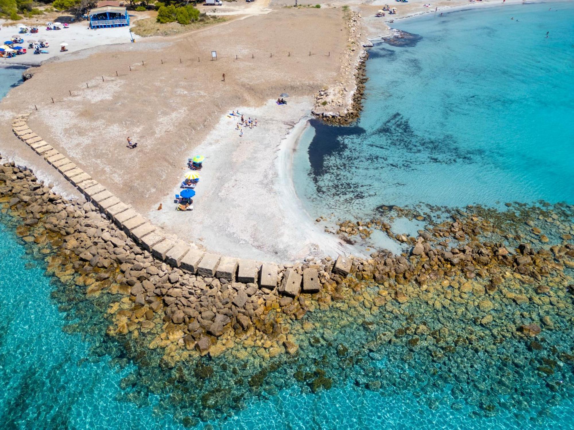 Rustico Porto Pino 30 Mt Dalla Spiaggia Esterno foto