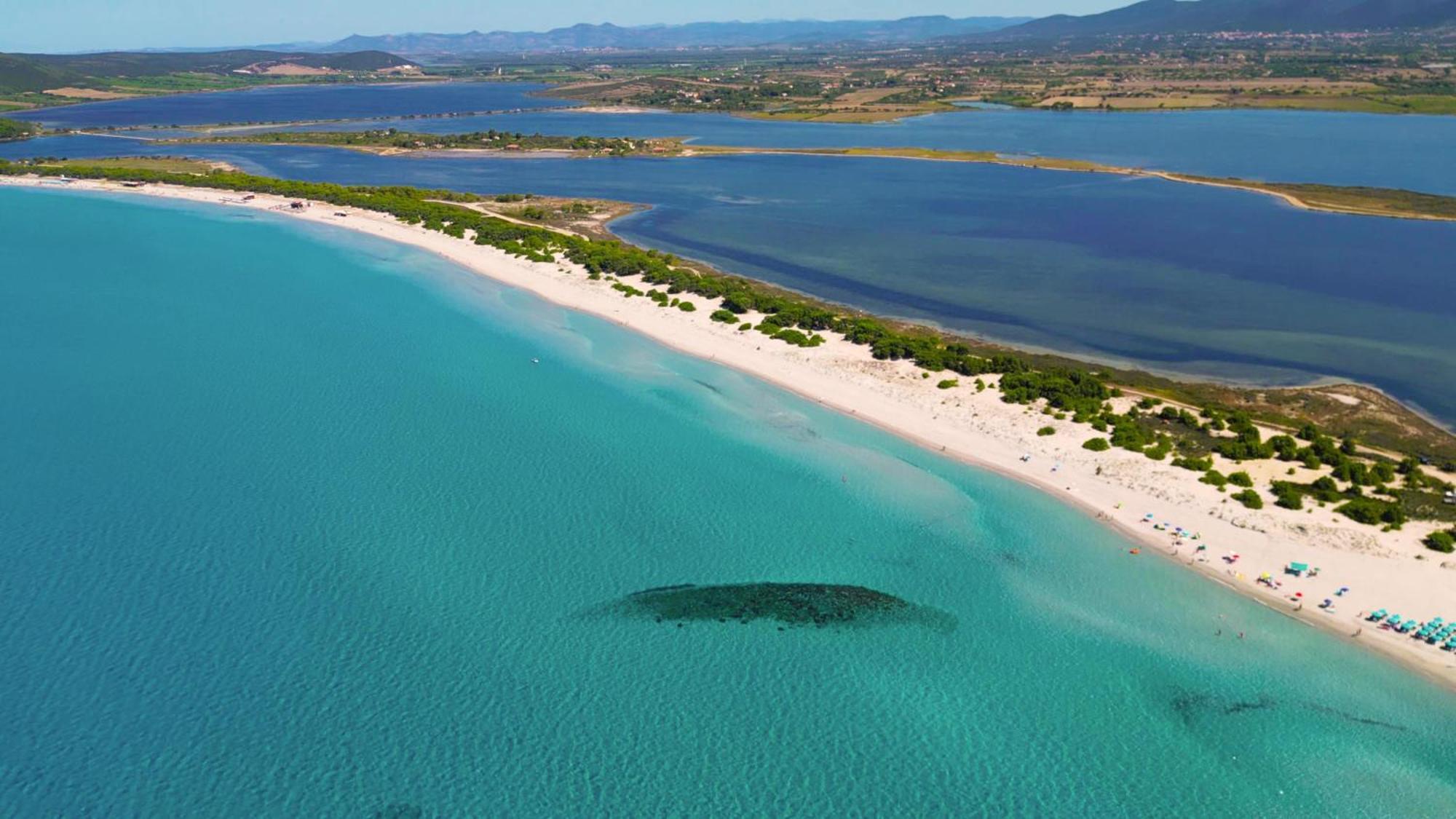 Rustico Porto Pino 30 Mt Dalla Spiaggia Esterno foto