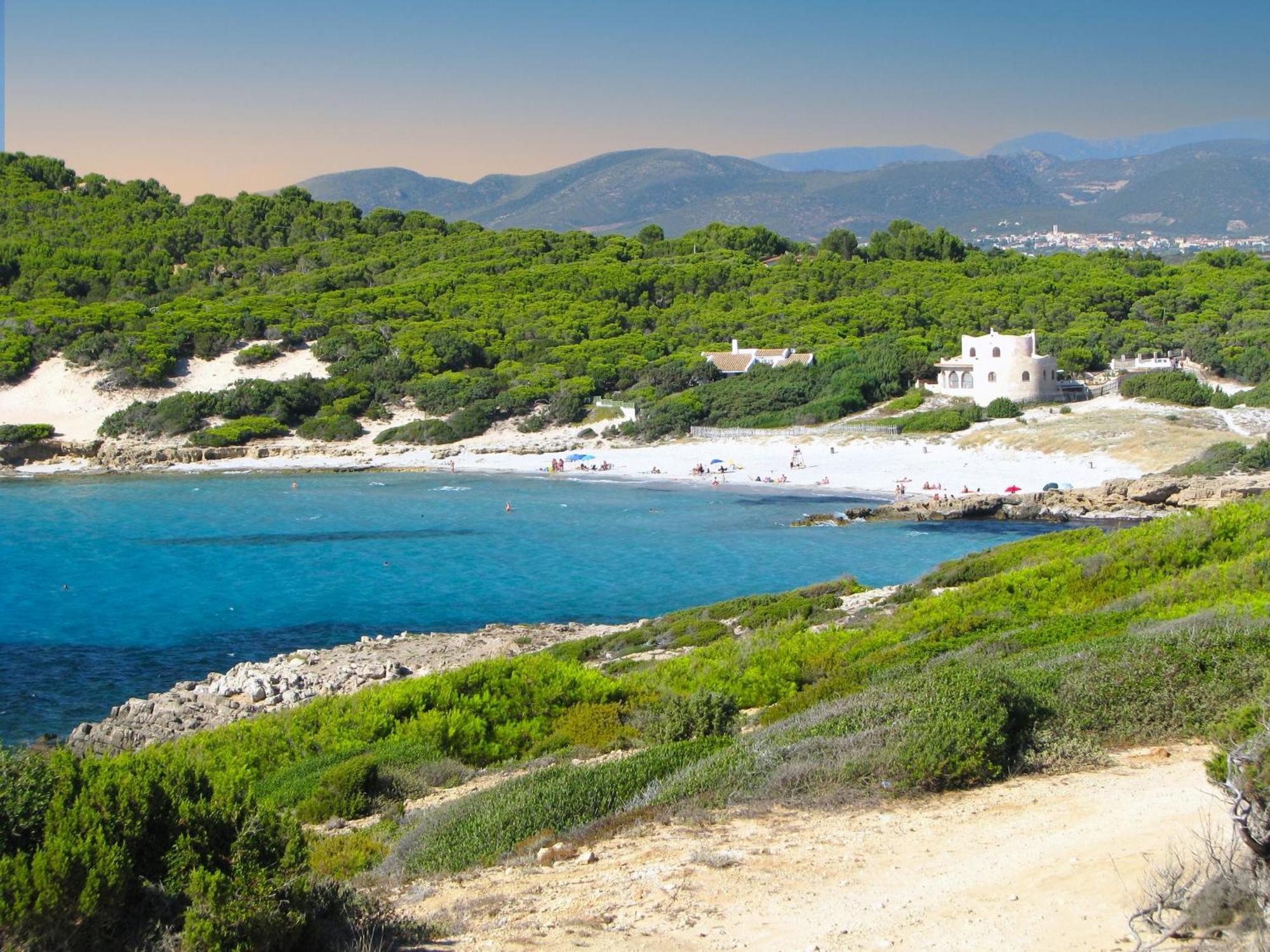 Rustico Porto Pino 30 Mt Dalla Spiaggia Esterno foto